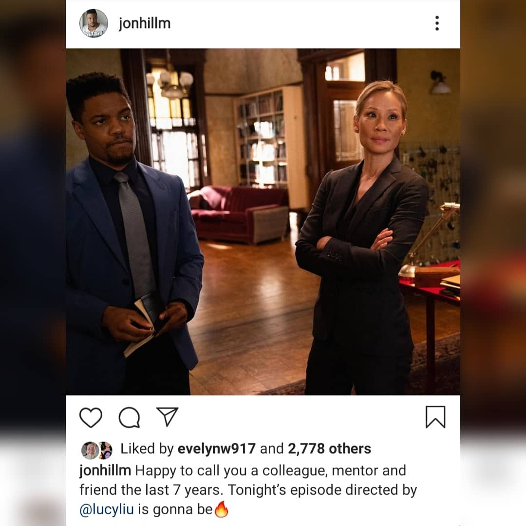 myqueenlucyliu's tweet photo. #JonMichaelHill posted this sweet message for #LucyLiu last Thursday ♥️ #friendship #marcusbell #joanwatson @Elementary_CBS @CBSAllAccess @CBSTVStudios https://t.co/ONgCHBAw3B
