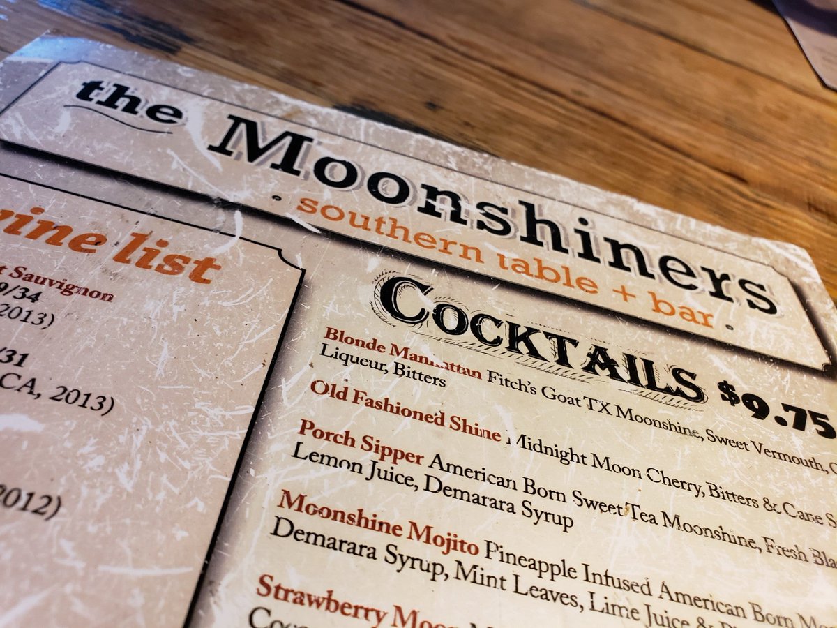 kschraml's tweet photo. Dinner with my wifey! (@ The Moonshiners Southern Table + Bar - @moonshinershtx in Houston, TX w/ @xkendrax) https://t.co/EdTgCTyTj0 https://t.co/9j20JM7X4t