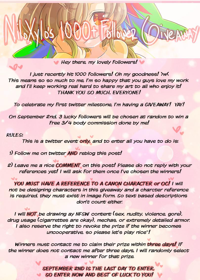 NiloBunny's tweet photo. ✨💖1000+ TWITTER FOLLOWER  GIVEAWAY💖✨

click image below for more details! https://t.co/zlc2efuAKm