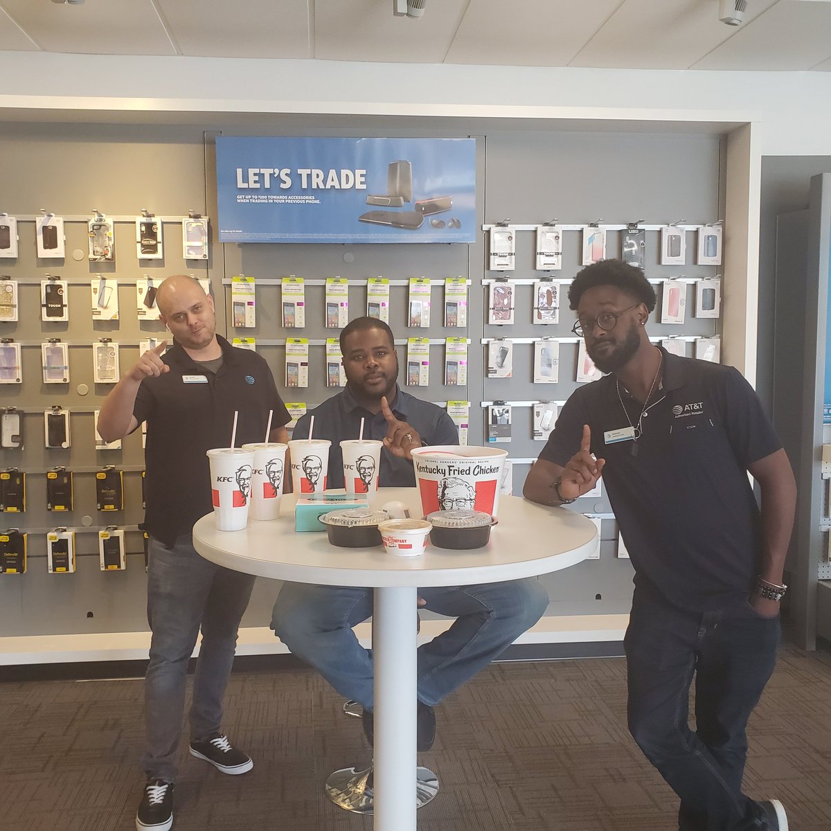 Team was awarded a bucket of chicken for Battleground getting buckets in VGAs! Great job team! #PrimeTime #PrimeLife