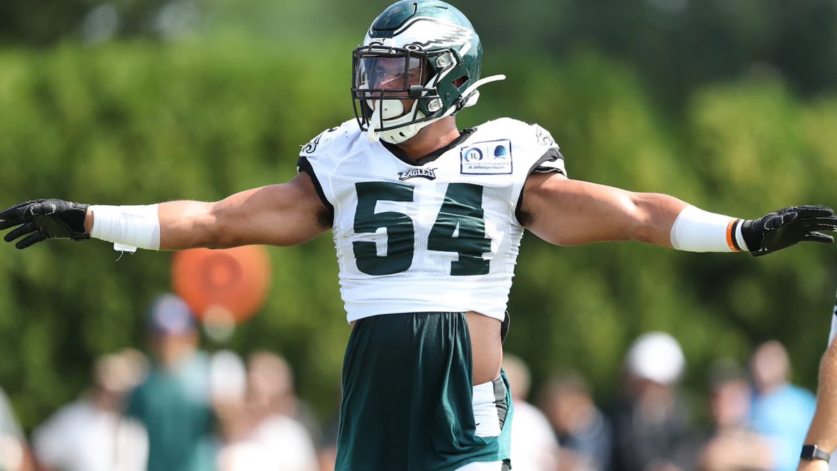 ShaneColemanNFL's tweet photo. Kamu Grugier-Hill has a Grade 3 MCL Sprain &amp; is expected to miss some games during the regular season. #Eagles https://t.co/Z3PAsxbEPs