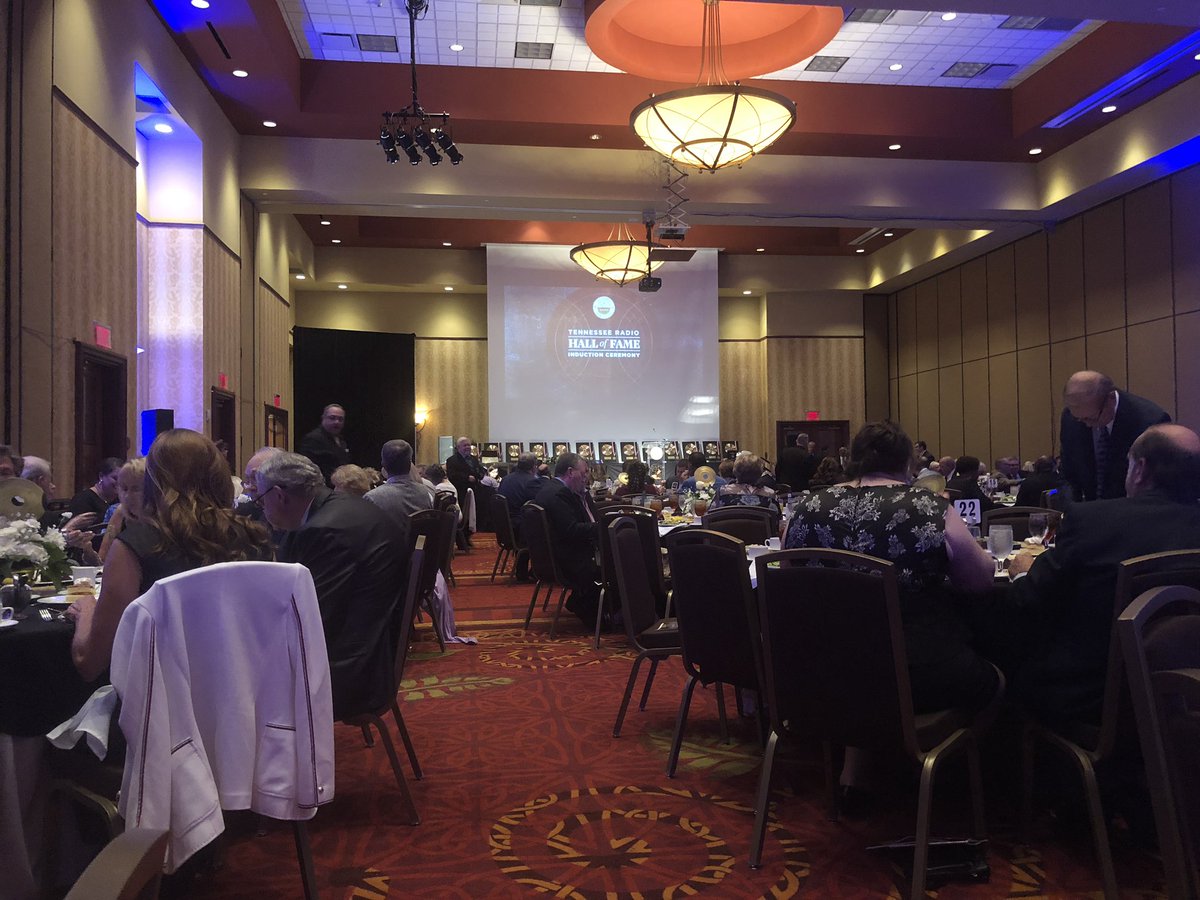 georgeplastertn's tweet photo. Excited to be @tennrhof in Murfreesboro. Not only am I excited to have the late Vic Rumore inducted, but also to see my WTN teammate @DaveRamsey go in as well. Congrats https://t.co/riOwWqzF6h