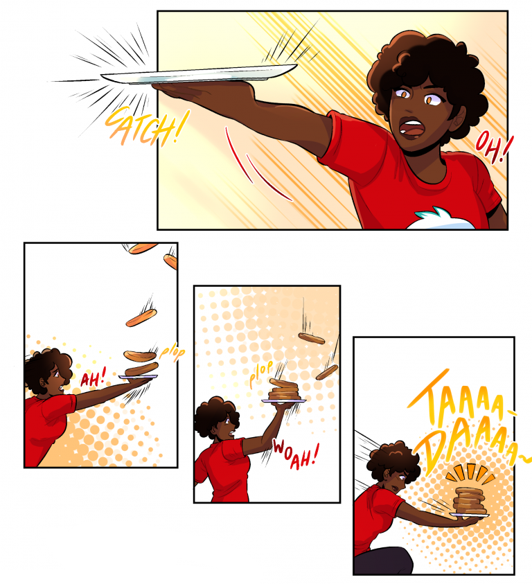 That feel when everything is up in the air but it's all good (because you've been training your whole life to catch it)! https://t.co/Wr9x3EM3Cp #socialemotionallearning #educomix #libcomix #comicsareforeveryone #readgraphic #disrupttexts #diversekidlit #edchat