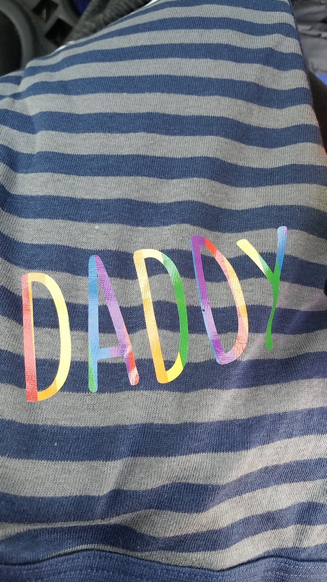 How's that for being "Daddy". Got Daddy boxers from pride.