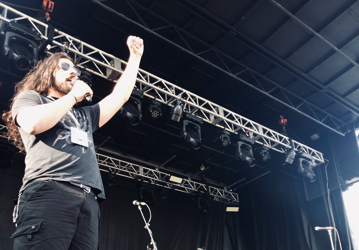 977HTZFM's tweet photo. Our very own Joey Bricks on stage at #CanalDays 2019 Concert Series 🤘🏻🎸🔥 #HTZFMRoadies #IAMHTZFM https://t.co/cmq9tSUDms
