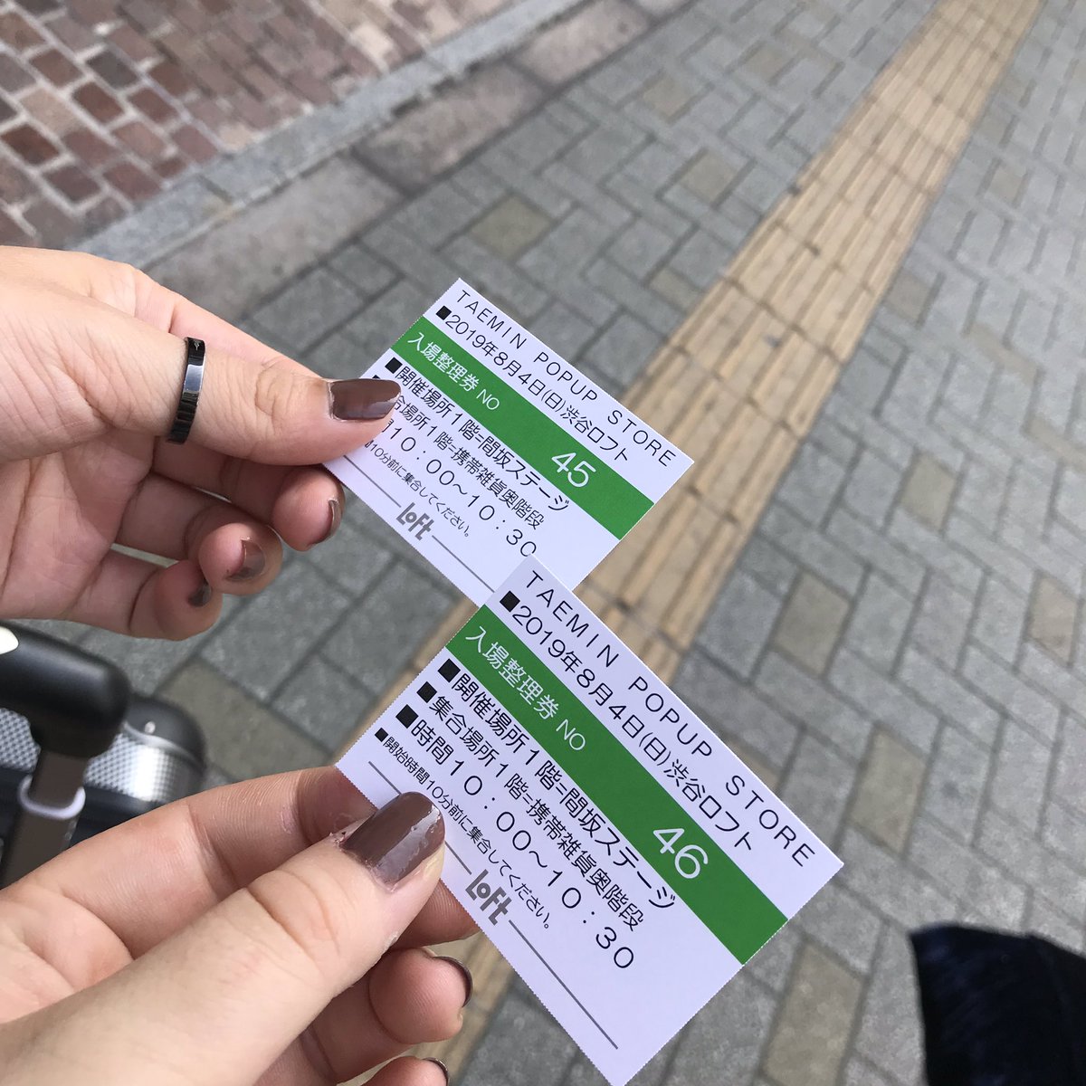 XNav6yg's tweet photo. 整理券〜🤞 https://t.co/eX7M0C04Nc