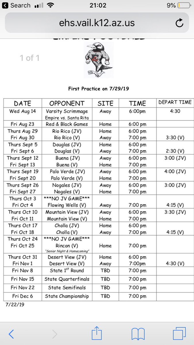 Joshhopkins2023's tweet photo. See the first jv game of the year an Thursday August 29 vs @RioRicoHS #ehspride https://t.co/L9hgzz5cr9