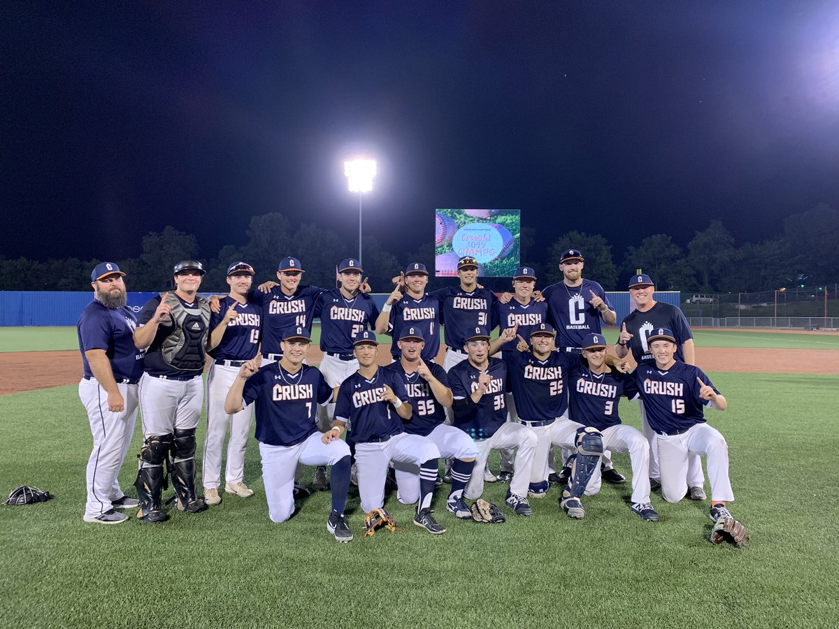 ShowMeLeague's tweet photo. Congrats to the 2019 Show Me Collegiate League Champions, @QCCrushBaseball https://t.co/Yjt4OzCZAH