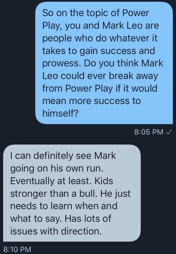TuesdayNThunder's tweet photo. TNT EXCLUSIVE: Power Play’s @JekoKrain had an interview tonight about his goals and his future plans. In this interview he ended it by issuing a warning to @GodRko. https://t.co/NMgna802MU