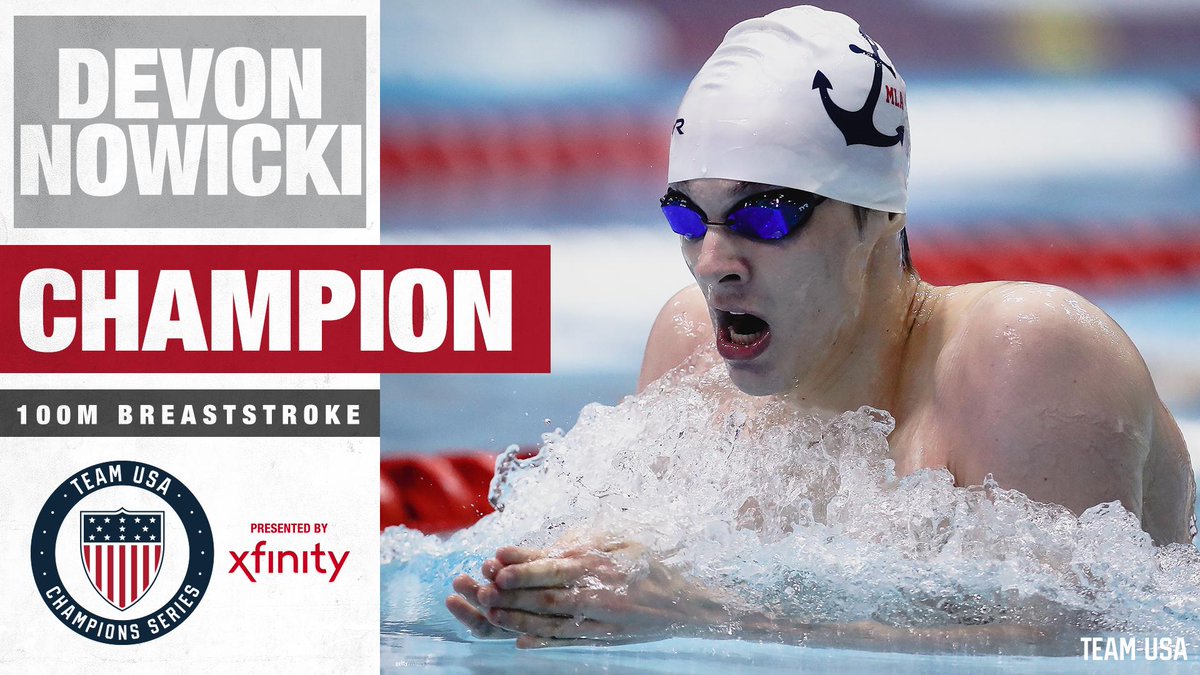 TeamUSA's tweet photo. .@Devo_Now is taking home GOLD from #Phillips66Nats.

#TeamUSA Champions Series presented by @Xfinity https://t.co/rGAr7OMitn