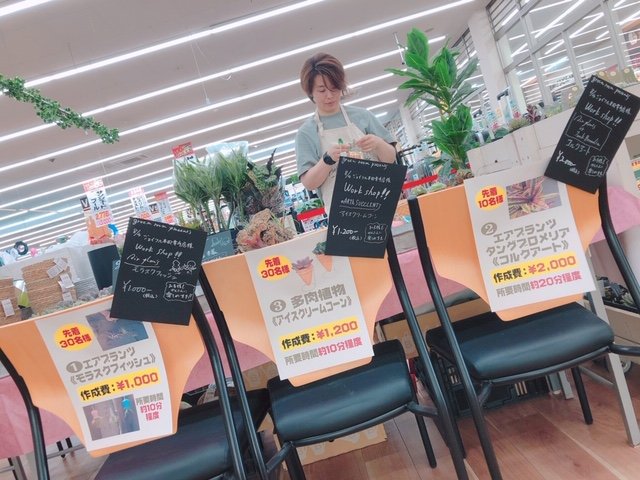 ジョイフル本田 ガーデンセンター 幸手店ガーデン館 埼玉県 いよいよ本日10 30 ホームセンター2階フードコード前にて グリーンルームさんによる ワークショップを開催いたします 数の限りがございますので お早めにっ ブロメリアギフ