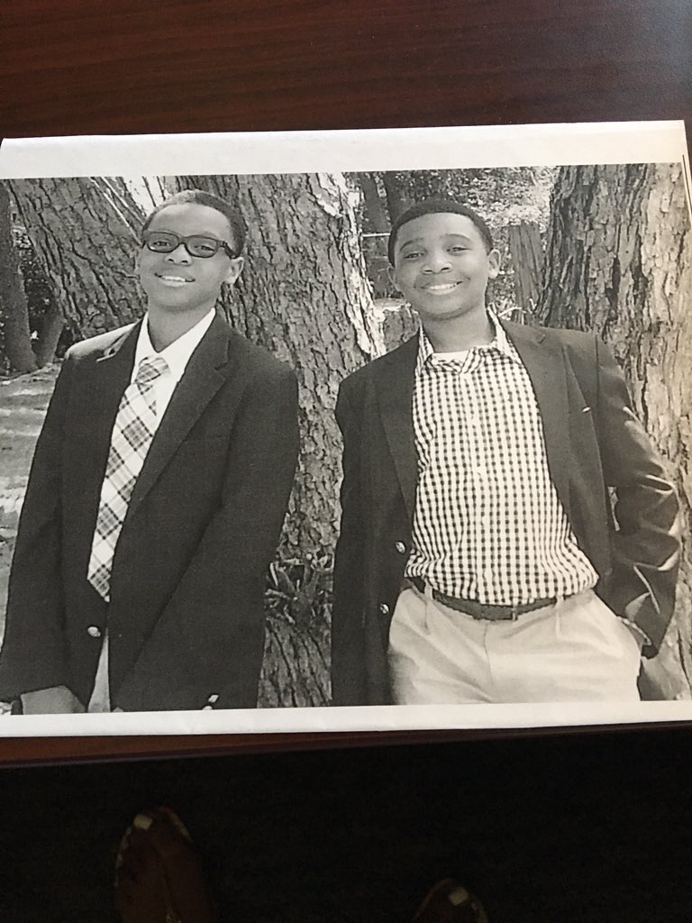 PrincipalDrH's tweet photo. My, it's almost time for college send off!! I am so thankful today for favor, grace and mercy🙏🏽....#mybodyguards #thetwins #18years #thenandnow #proudmom #2019graduates #collegebound 🙌🏽 https://t.co/0Oyq99Juj5