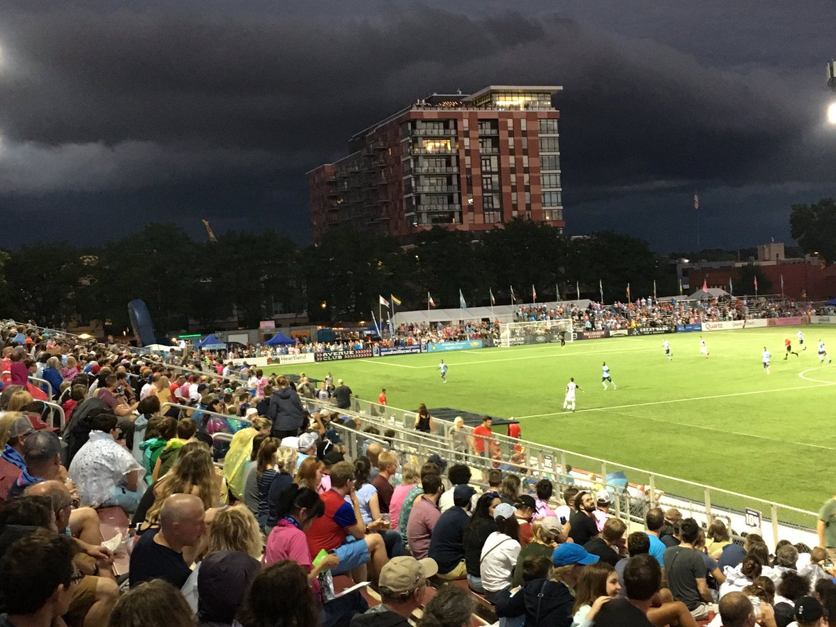 MadCityDC's tweet photo. @MNDarkClouds at @Breese_Stevens tonight #MADvTUC  1-0 #FMFC https://t.co/pohO55AeDu