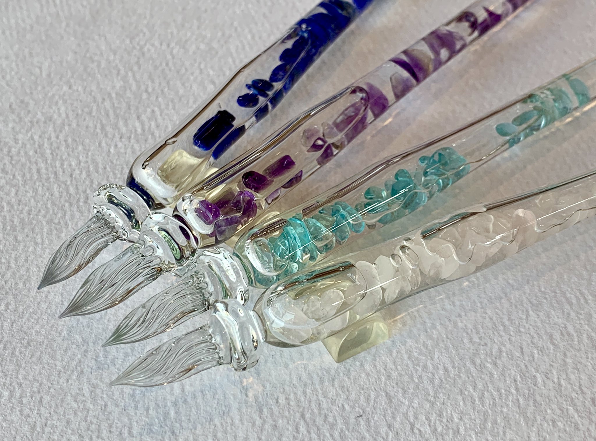 ガラス工房aun ガラスペン ストーム M ガラス工房aun ガラスペン ストーム M