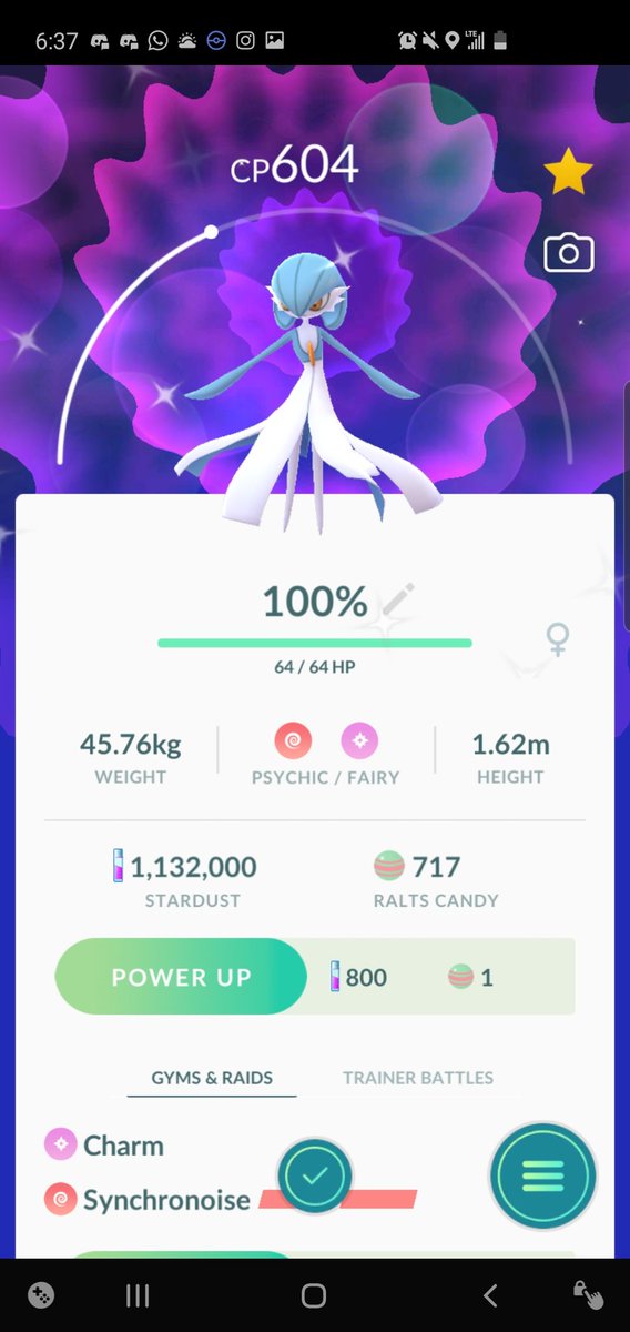 gozda69's tweet image. Super bien #PokemonGO #PokemonGOCommunityDay #RaltsCommunityDay #shiny #shinypokemon #ShinyRalts 🙌🙌🙌✨✨✨✨✨✨