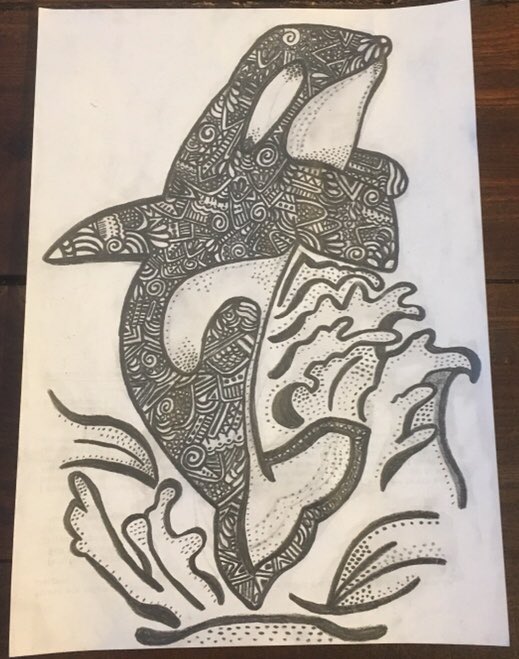 jac_returnOTmac's tweet photo. Free hand drawing... #orca #whale #draw #drawthisinyourstyle #drawing #drawingoftheday #drawwhatever #art #Artist #ArtistOnTwitter #artistsoninstagram #arts #hippie #hippy https://t.co/T0gA0RtpnH