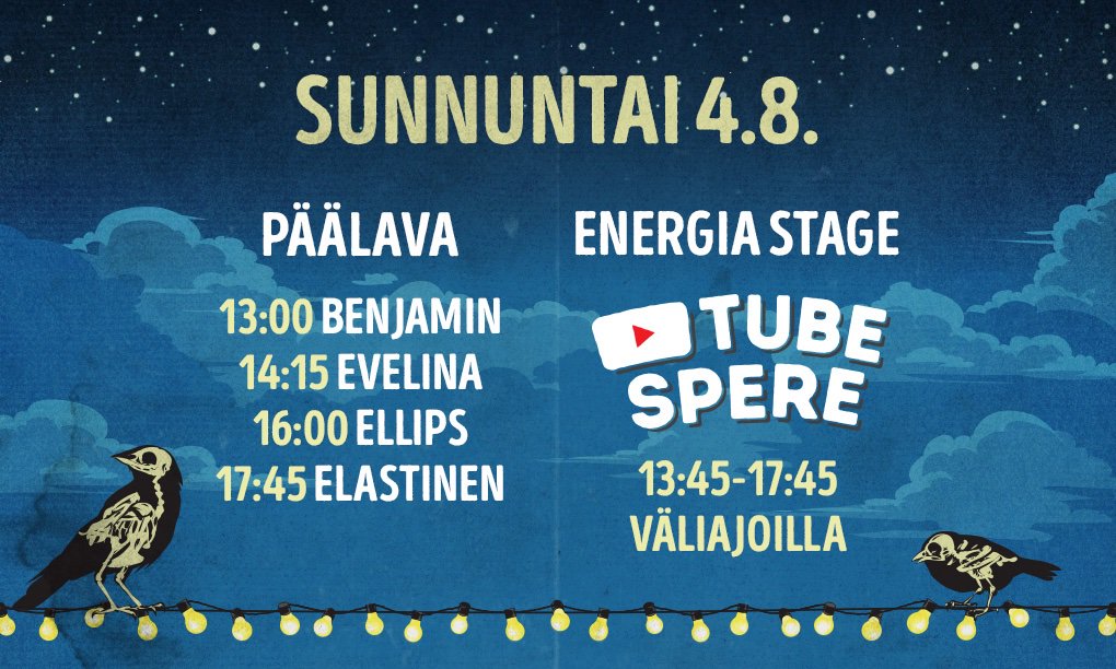 Porispere's tweet photo. Porisperet pakettiin tänään perhepäivän merkeissä! Lippuja löytyy ennakosta tai portilla. Nähdään!
#porispere #elastinen #evelina #ellips #benjamin https://t.co/m9sFkGBODQ