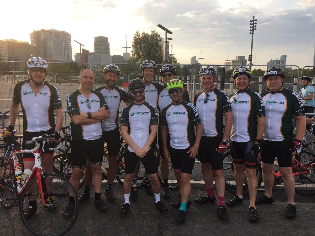 streetinvest's tweet photo. Good Luck to everyone taking part in the #PrudentialRide #Ride100 today but special wishes for #TeamStreetInvest ! You are truly incredible! Thank you. https://t.co/OPx14euxjT