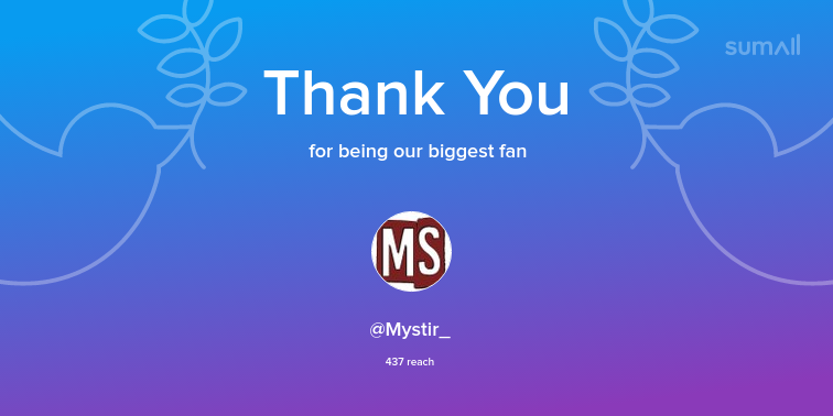 Marvixi78's tweet photo. Our biggest fans this week: Mystir_. Thank you! via https://t.co/oAYKHgEmHT https://t.co/zY4MQclRCK