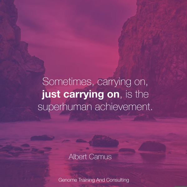GenomeTraining's tweet photo. ❝ Sometimes, carrying on,   
just carrying on, is the superhuman achievement.❞ 

~Albert Camus

#GenomeTC #quoteoftheday #leadership #inspiration #motivation #Jordan #Amman #lovejo https://t.co/UMOOFxKGhb