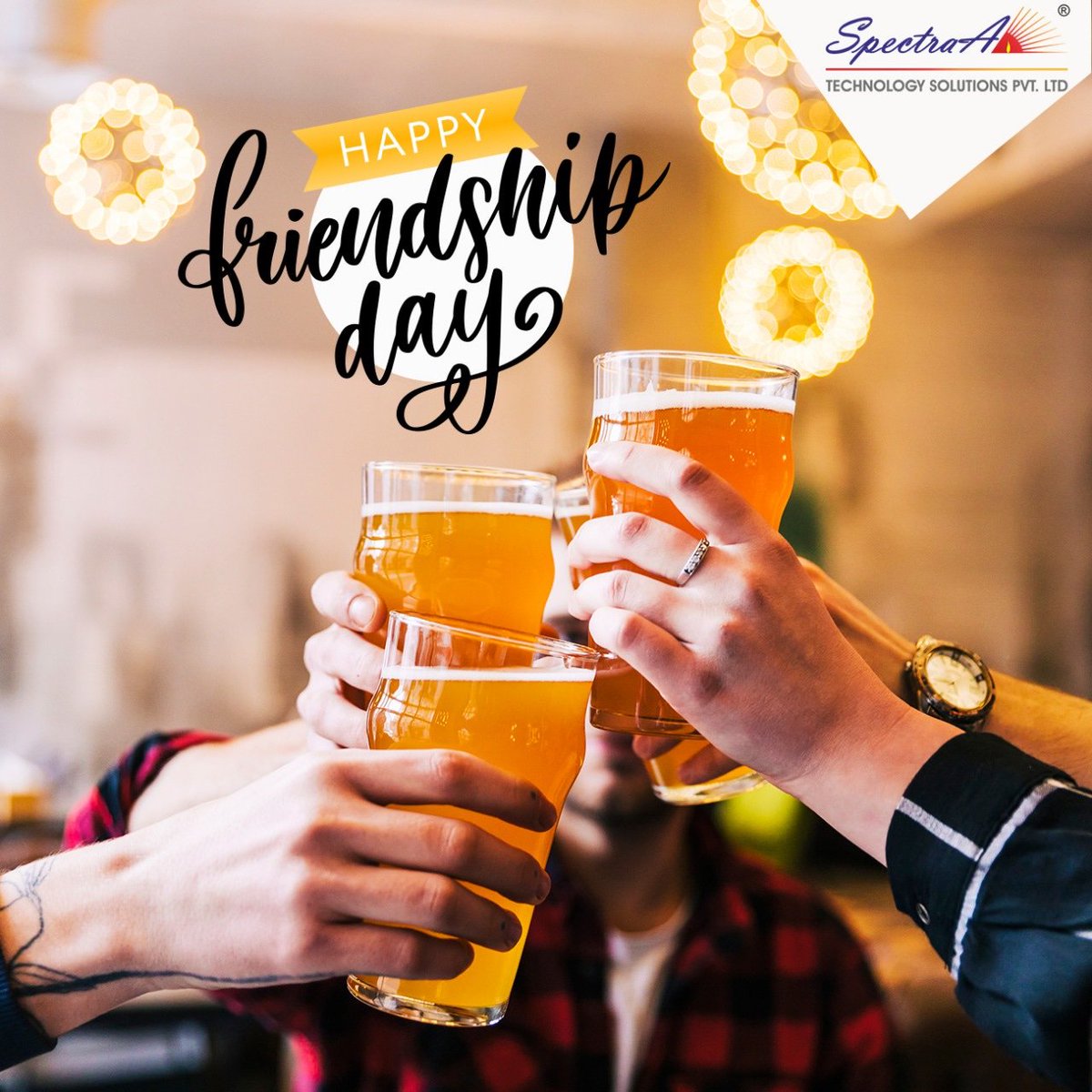 SpectraABrew's tweet photo. A glass of beer is best way to celebrate friendship day Cheers.... https://t.co/4UfeULMXSg