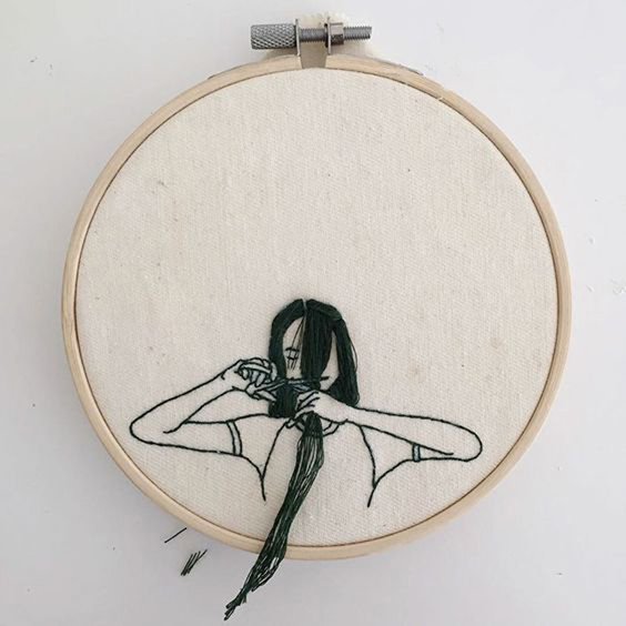 womensart1's tweet photo. Sheena Liam, contemporary embroidery artist of Malaysian Chinese descent #womensart https://t.co/tmcwKmWox7