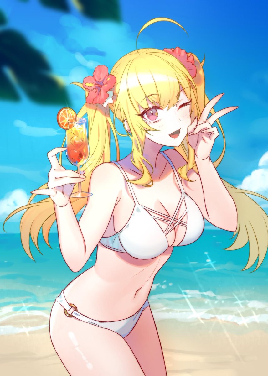 鷹宮リオン 「夏のリオン様☺️ #リオンあーと 」|yu-raのイラスト