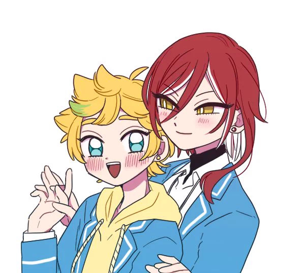 新刊の感想ありがとうございますのイチャイチャカップリングイラストです✍️ 