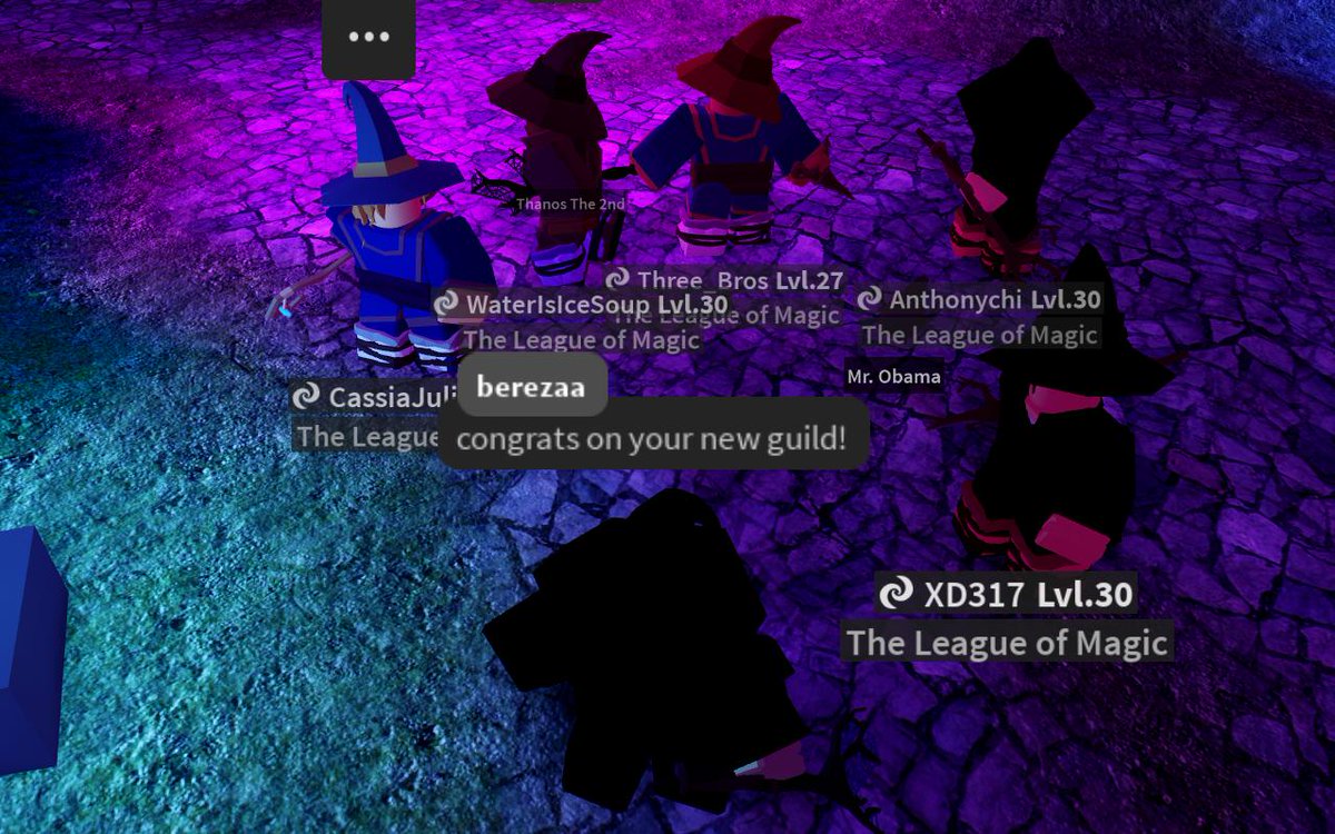 Andrew Bereza On Twitter Just Launched Barely Functional Guilds In Vesteria And The First Thing I See When I Teleport To Tree Of Life Is A Brand New Guild Of Mages Doin Me