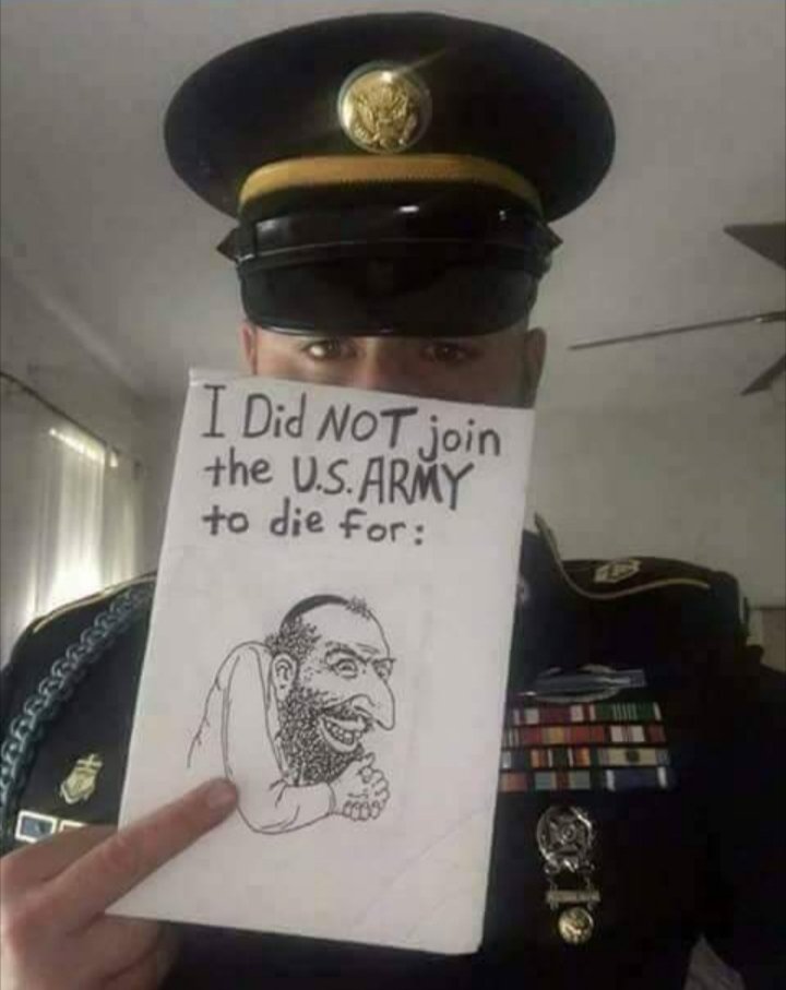 BrandonScarcel1's tweet photo. CHANGE WORLD HISTORY!
SUPER PATRIOTS: NUKE TELAVIV OR (THELMA&amp; LOUISE STYLE)
FLY DIRECTLY INTO DIMONA
#usarmy #usmc #usairforce #armystrong #usnavy #usaf #veterans #goarmy #airforce #militarylife #usmarines #specialforces #navyseals #coastguard #airborne #militarywives #USA https://t.co/EojHdvpSSs