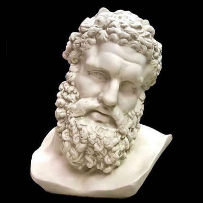 DVNJr's tweet photo. Never thought Hercules’ bust could be topped. Then I saw Ed Reed’s. https://t.co/o3Kf1uiGfV