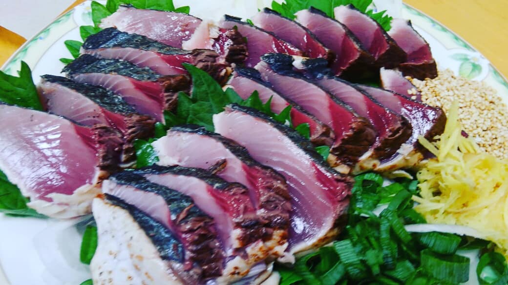 Okkun802 釣った獲物を料理 へべれけ ハガツオ 刺身 炙り たたき アカハタ 煮付け Okkun802 釣った獲物を料理 へべれけ ハガツオ 刺身 炙り たたき アカハタ 煮付け