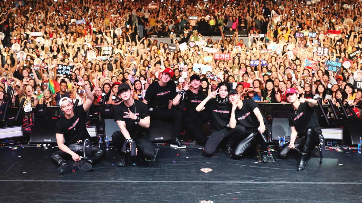 OfficialMONSTAX's tweet photo. [#MONSTA_X]  
2019 MONSTA X WORLD TOUR 
2019. 08. 03 SAT
#WE_ARE_HERE in #NEW_YORK

#MONSTAX #몬스타엑스
#WEAREHERETOUR https://t.co/czxeAyo8AN