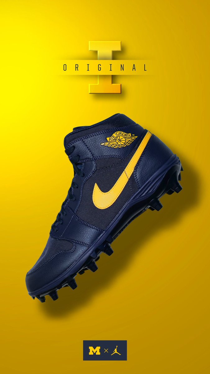 michigan jordan 11 cleats