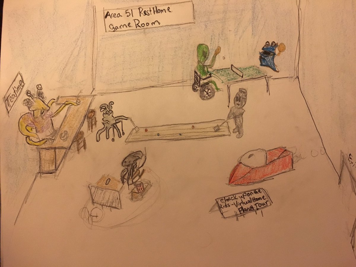LadyBobby4's tweet photo. Everyone knows the secret behind #Area51 is the retirement home inside! #GISH #SocialSecurityCheXFiles https://t.co/KNQJBax3GK