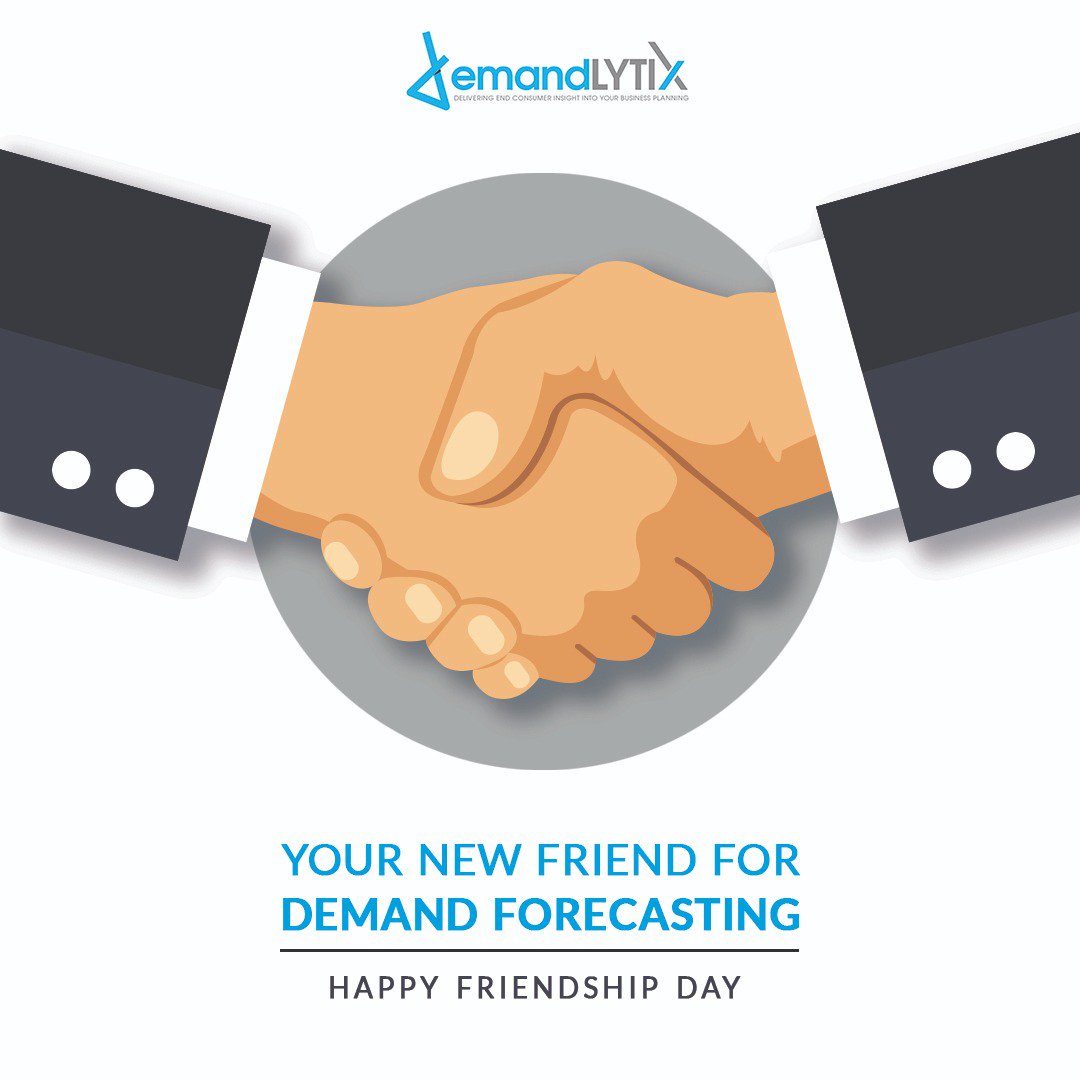 Embrace your new friend for Demand Forecasting!
#HappyFriendshipDay
#Demandlytix