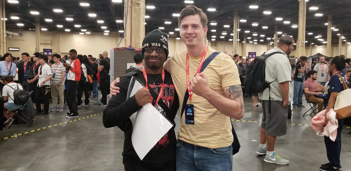 dconejr's tweet photo. I'm really glad I went to evo. Met alot of great people and friends along the way. And I didnt do too bad. I went 4-2. :) https://t.co/Zucn0ZD8uy