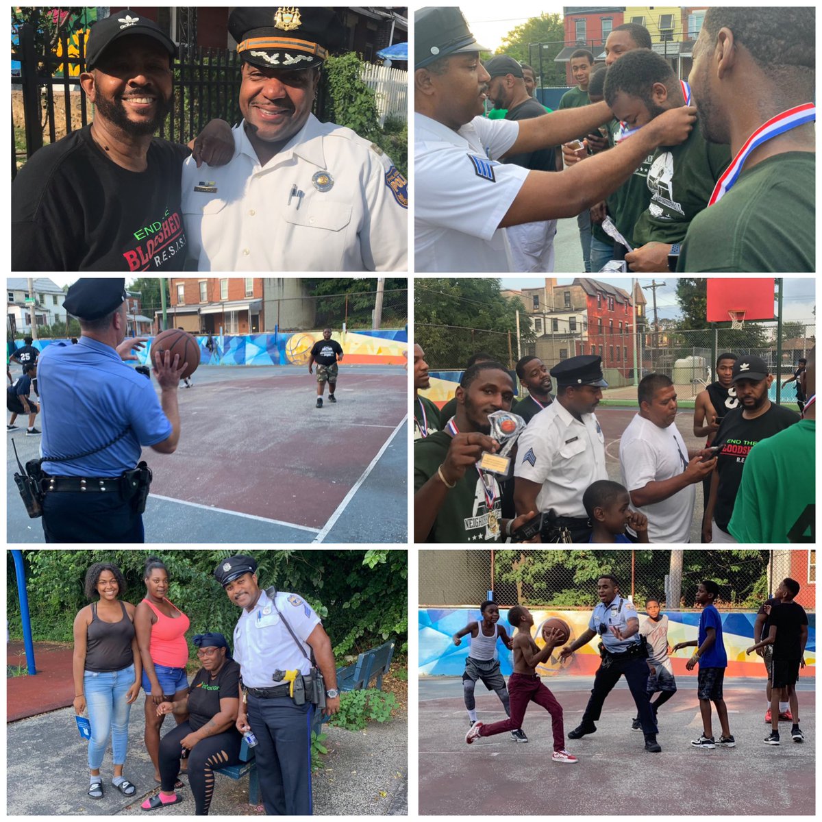 PPD19Dist's tweet photo. Today City &amp; State Officials along with various city agencies and residents came together to celebrate the community @PhilaParkandRec Baker Playground. It was a good time and a great day for everyone! #Working2ReduceCrime #ThePHLWay #19thCommunityPride https://t.co/SxjCoVYULq