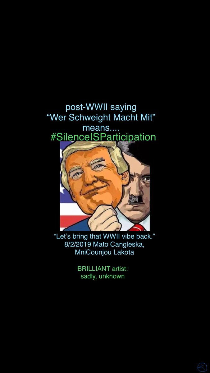 mybuddyrobin's tweet image. The #1 problem in USA IS NOT POLITICAL CORRUPTION.... IS the effort WE ALL make CONSTANTLY to uphold OUR #willfulignorance

#acknowledge the genocide BOTH incl ALL #precolumbianAmericans 

#werschweightmachtmit post #WWII saying means #SilenceisCOLLABORATION.... #timetobebetter