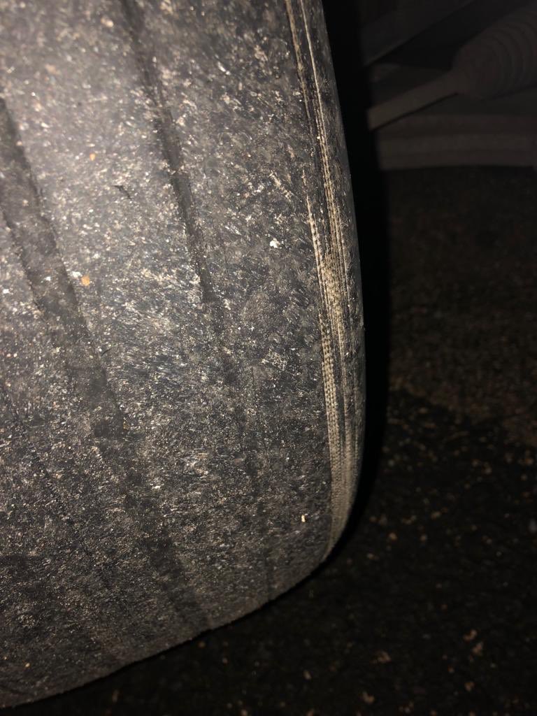 Liverpool PHV stopped for plate in window but after further inspection had two defective tyres