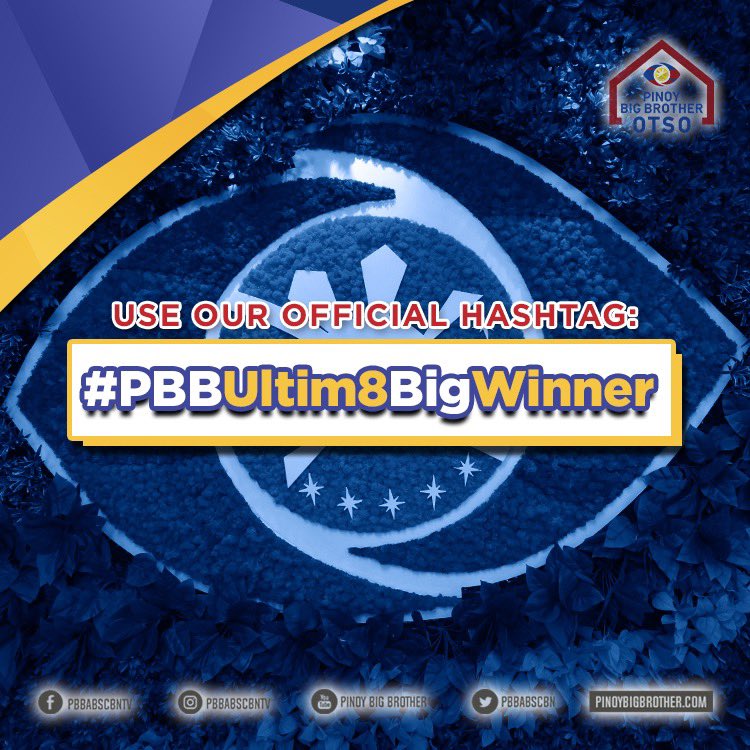 PBBabscbn's tweet photo. Hello, Team Online! 😊

Malalaman na natin kung sino ang tatanghaling Ultim8 Big Winner para sa edisyon na ito! 🎊

Sino nga ba kina Andre, Lou, Yamyam at Kiara ang magiging #PBBUltim8BigWinner ni Kuya? 🏠

Pakatutukan ang huling episode ng PBB Otso ngayong gabi LIVE na LIVE! ✨ https://t.co/WEaEhSKzWb