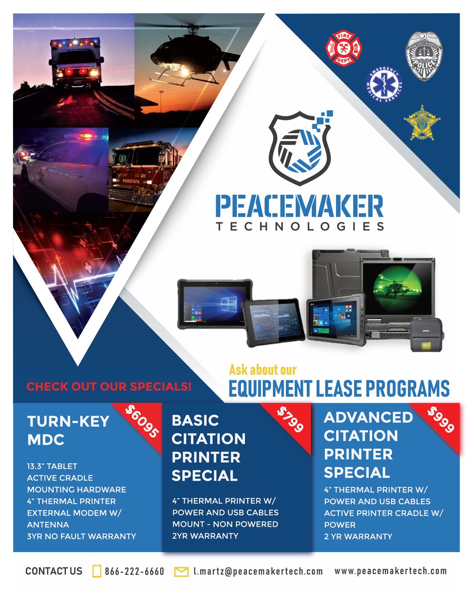 peacemakertech2's tweet image. Hardware Specialists for Public Safety #publicsafetyhardwarespecialists #brotherprinters #bundlepricing #firstresponderhardware