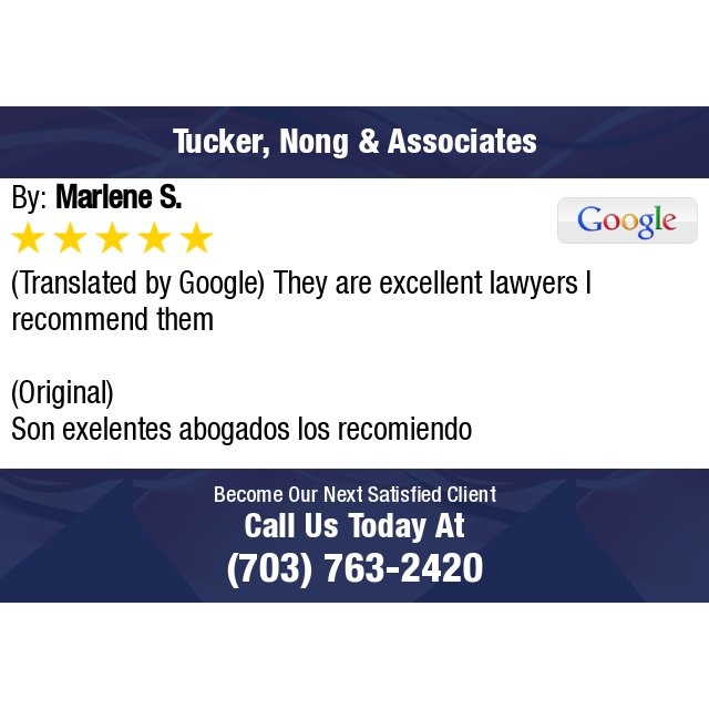 TuckerAssoc's tweet photo. 5 Star: Marlene S. "(Translated by Google) They are excellent lawyers I recommend them

(Original)
Son exelentes..." https://t.co/MlXEx38KFm https://t.co/m8UOEgkGMy