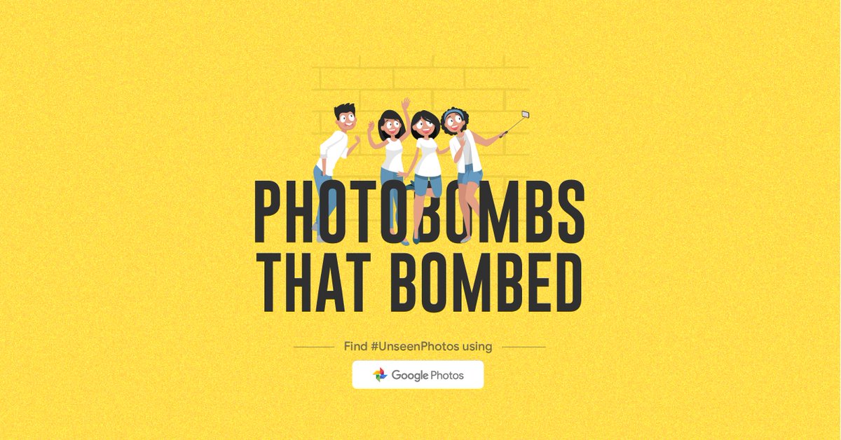 GoogleIndia's tweet photo. From epic photobombs to random 🤳, it is the photos that never made it to your social media that real friendships are made of!

This Friendship Day, we're looking for those picture-imperfect #UnseenPhotos.

#HappyFriendshipDay2019 https://t.co/ivpnmy7FgP