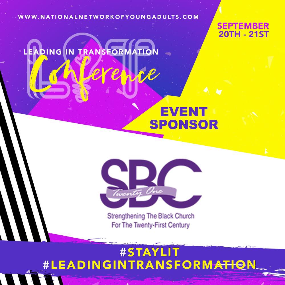 NNYALIT's tweet photo. 🔥SPONSOR🔥
Thank you to Strengthening the Black Church for the 21st Century (@sbc21_media) for sponsoring LIT Conference 2019! We appreciate your support as we empower young adults to be disciples of Jesus Christ for the transformation of the world.
#LeadingInTransformation https://t.co/4BH9XC3viu