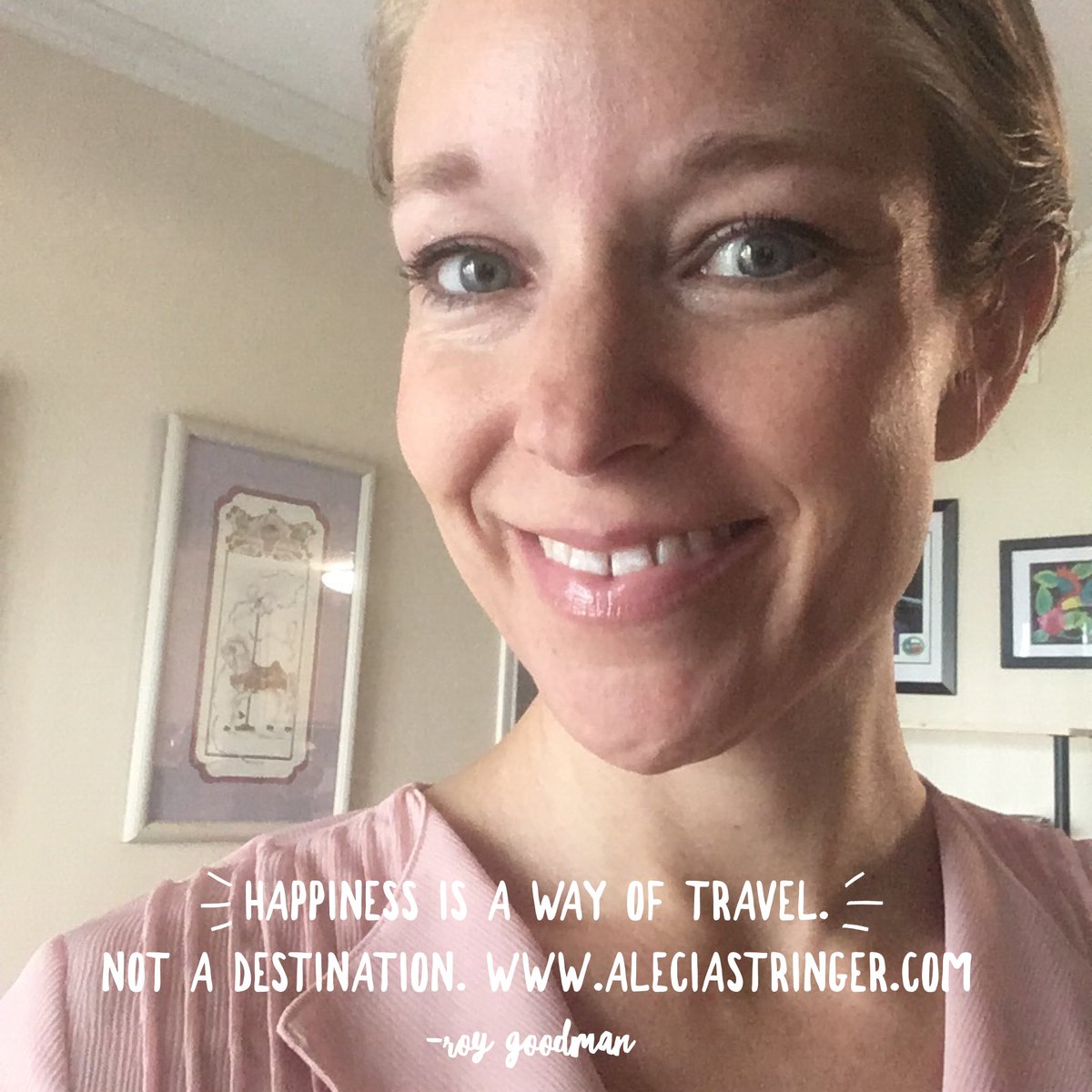 2asuccess's tweet photo. Happiness is a way of travel. Not a destination. #roygoodman
#www.AleciaStringer.com #happiness #happinessbychoice https://t.co/DAZFtIf9hP