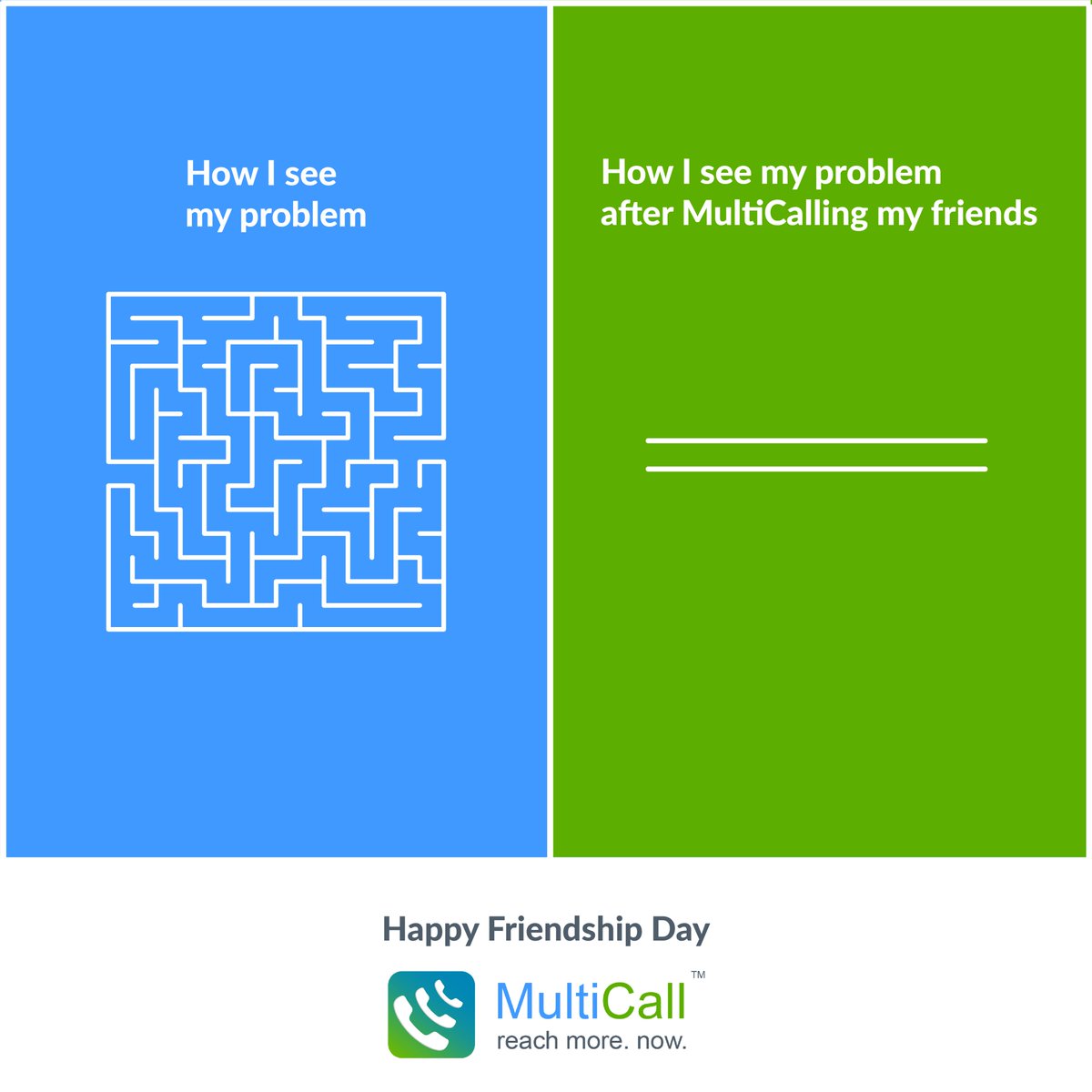 CallMulti's tweet photo. Friends can make our problems disappear. Friends can make any problem seem smaller. Tag your friends and wish them a #HappyFriendshipDay #HappyFriendshipDay2019 #FriendsForever #FriendshipDay #friendsforlife #BFF #BestFriendsDay #HeartTheHate https://t.co/xFFBYcTiP6