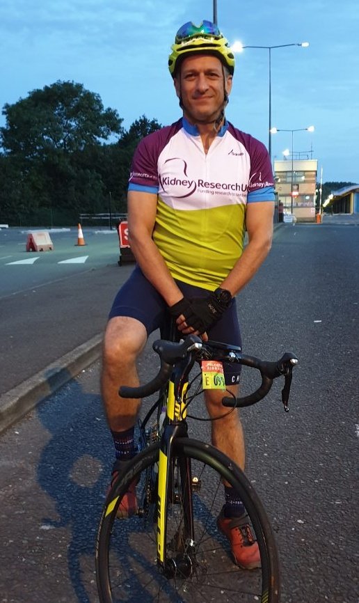 Dawn at the start #ridelondon2019 #teamkidney @Kidney_Research