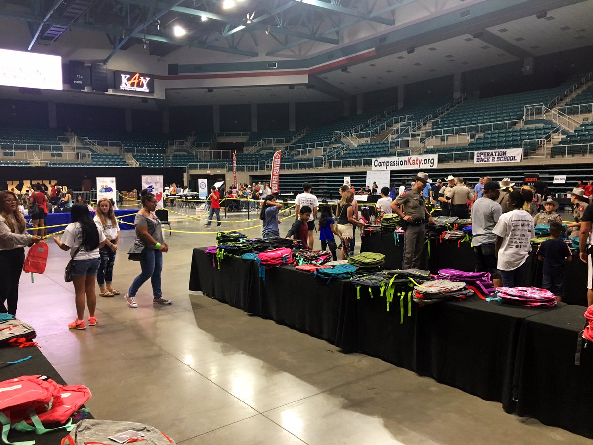 bcecougars's tweet photo. Thank you @CompassionKaty for another amazing #OperationBackpack for our precious @bcecougars families! Your generosity and volunteer service for all of our @katyisd title schools is truly appreciated! #OperationBacktoschool @KatyMagazine @katyisdpolice @vkwash https://t.co/vMpD7uNcge