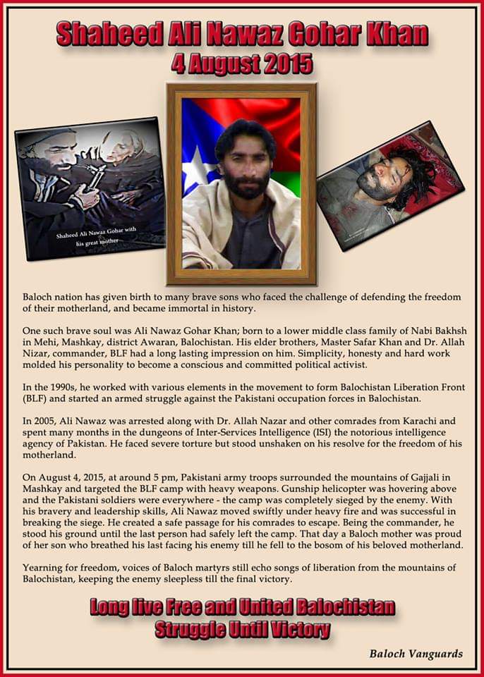 DosteenB's tweet photo. Today 4th Martyrdom anniversary Martyr Ali Nawaz Gohar he was brother of Great leader Dr Allah Nazar he was Martyr defending our Motherland I sulet Mother of Dr Allah Nazar she was berth of great Son's #SaveBalochLand @DrAllahNizar_ @BalochNationalF https://t.co/s1DyrTfjDX